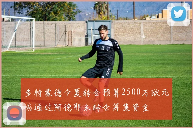 多特蒙德今夏转会预算2500万欧元或通过阿德耶米转会筹集资金